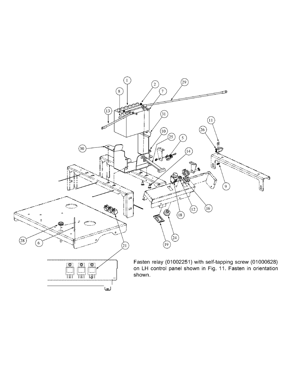 Electrical Assembly Kohler And Honda Diagram and Parts List for M54-HN 53BB5ETW750-24-HP Cub Cadet Lawn Tractor